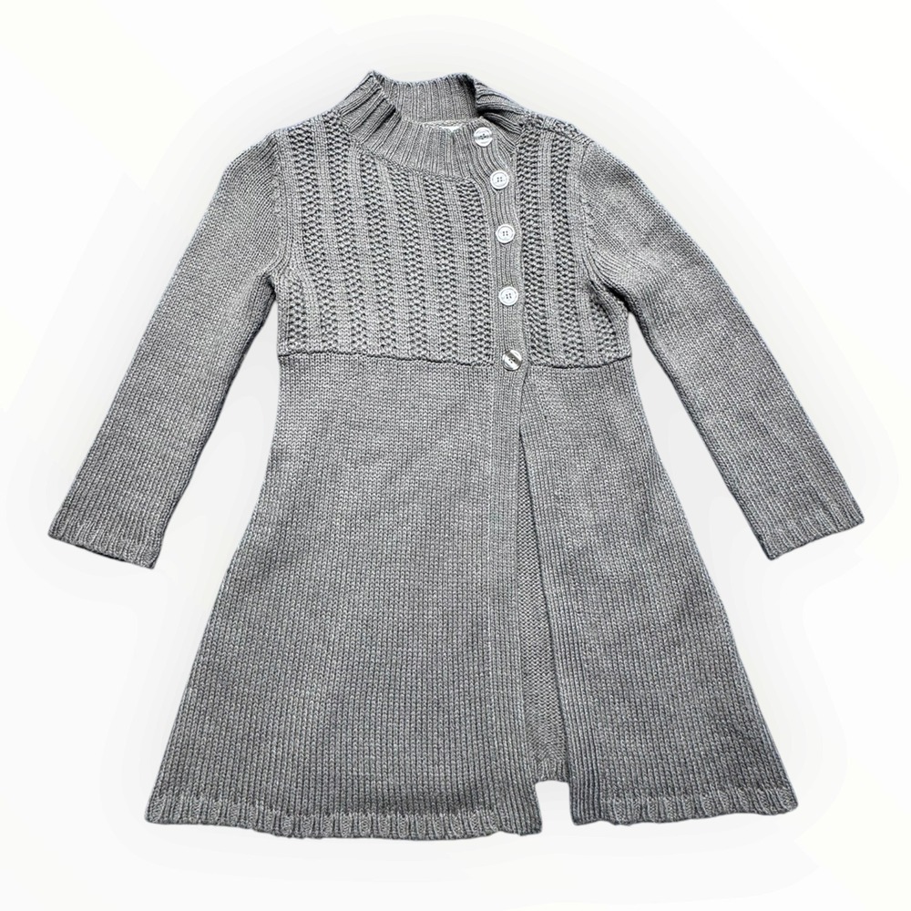 Kimchi Blue Urban Outfitters XS Gray Chunky Knit Long Cardigan Sweater Coat